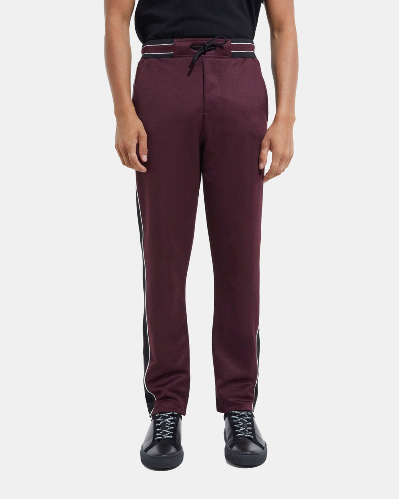 The Kooples MEN BURGUNDY red joggers