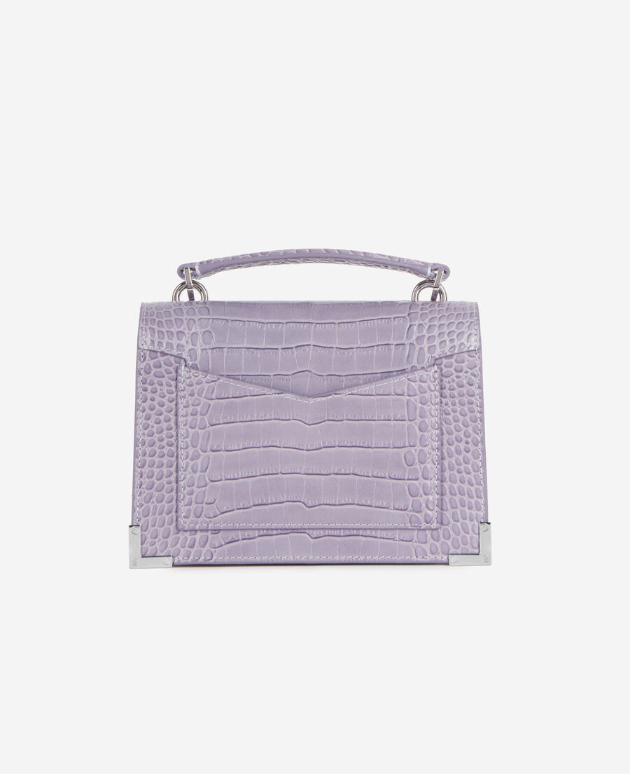 small emily bag in purple leather