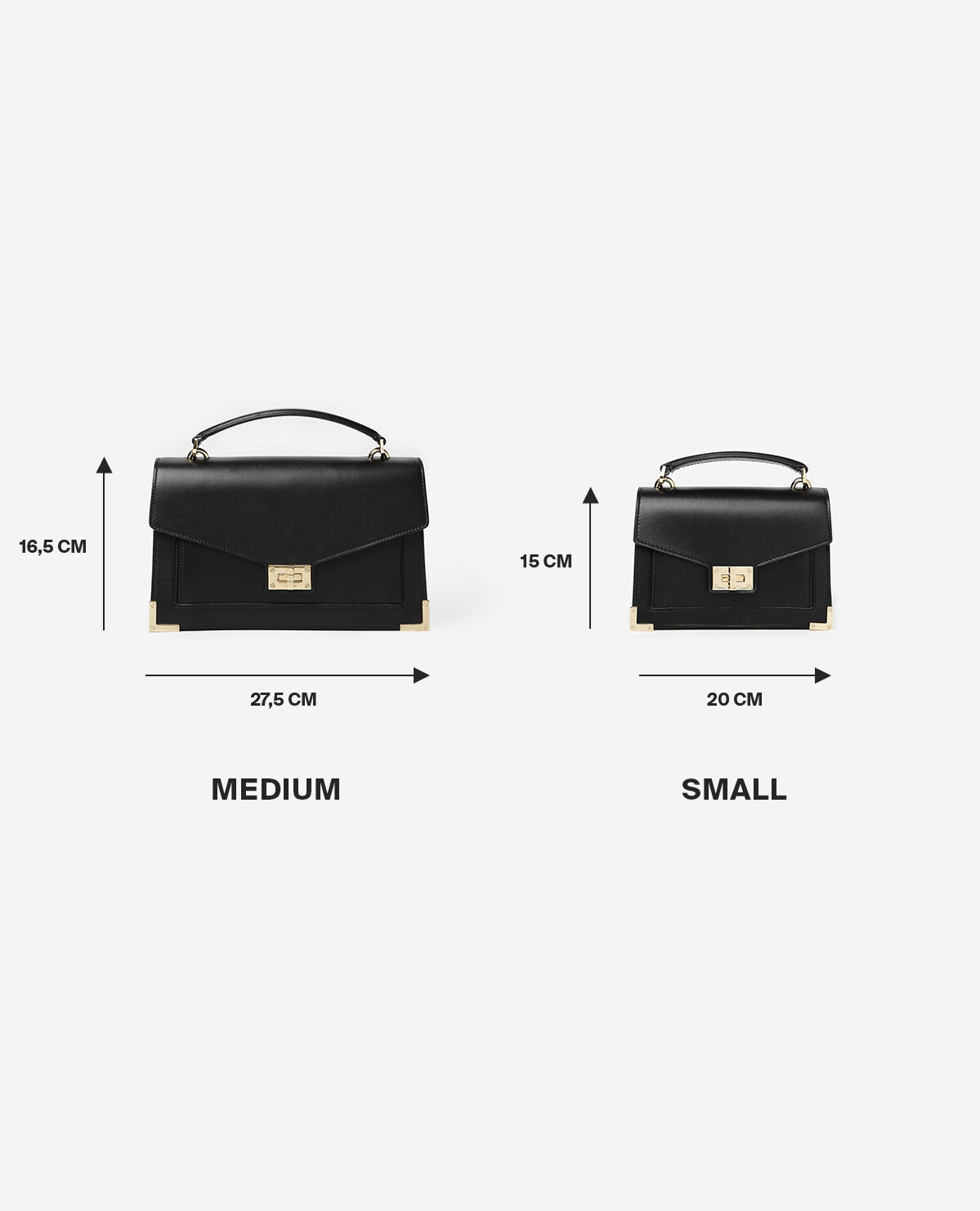 Mini Emily bag in blue grained leather The Kooples