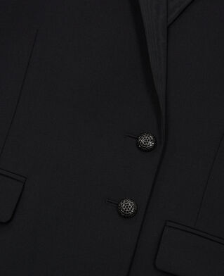 The Kooples F BLACK black wool suit jacket