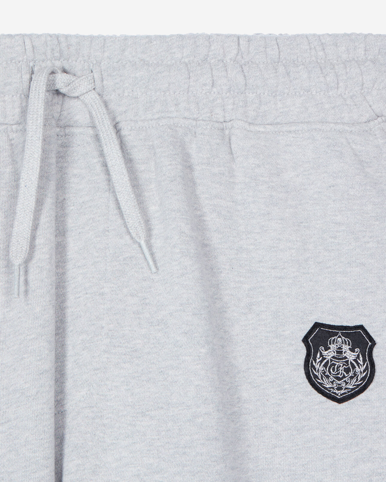 The Kooples MEN GREY MELANGE grey blazon tracksuit trousers