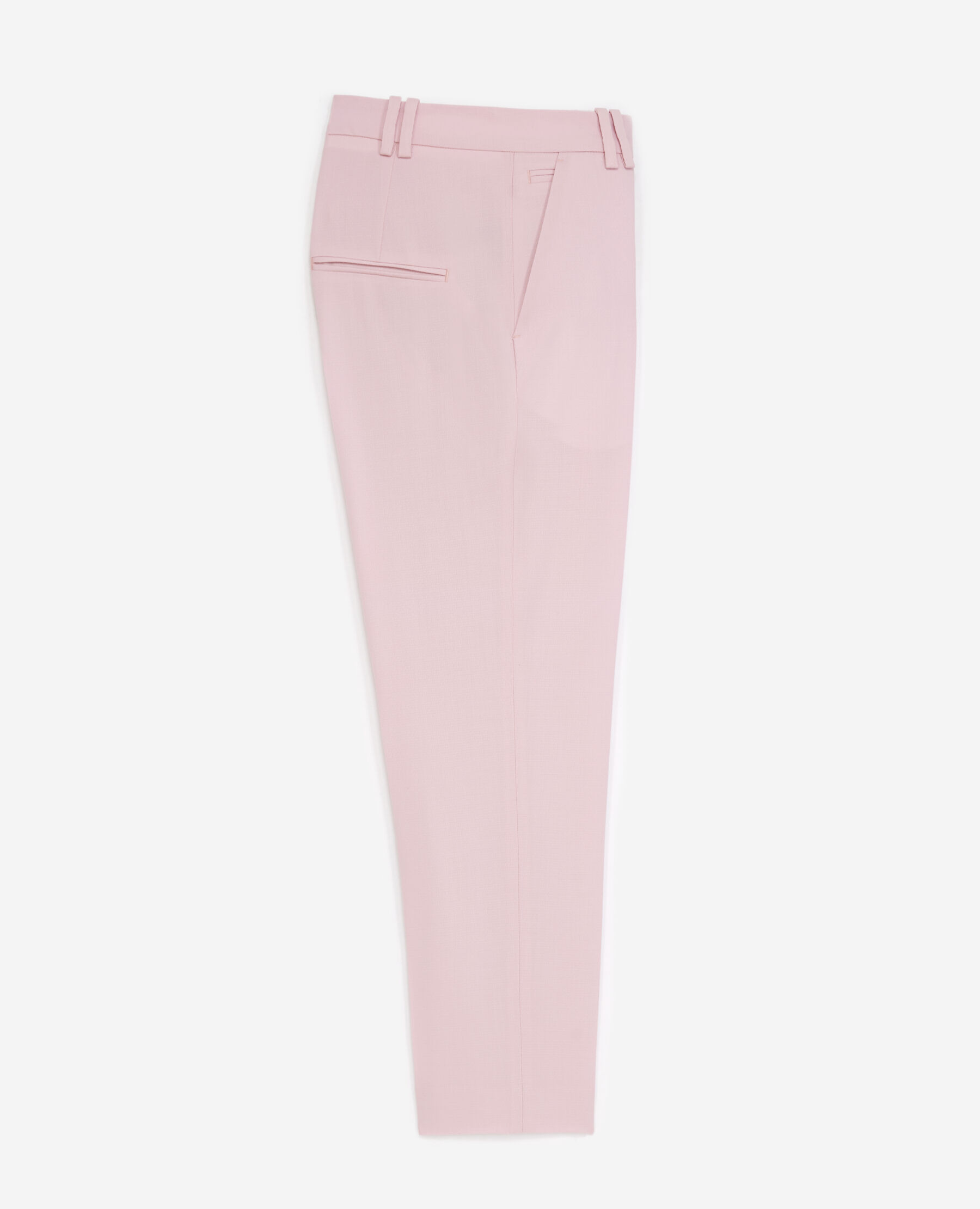 Pink suit pants in wool