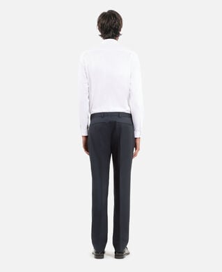 The Kooples MEN BLUE PETROL straight blue suit pants
