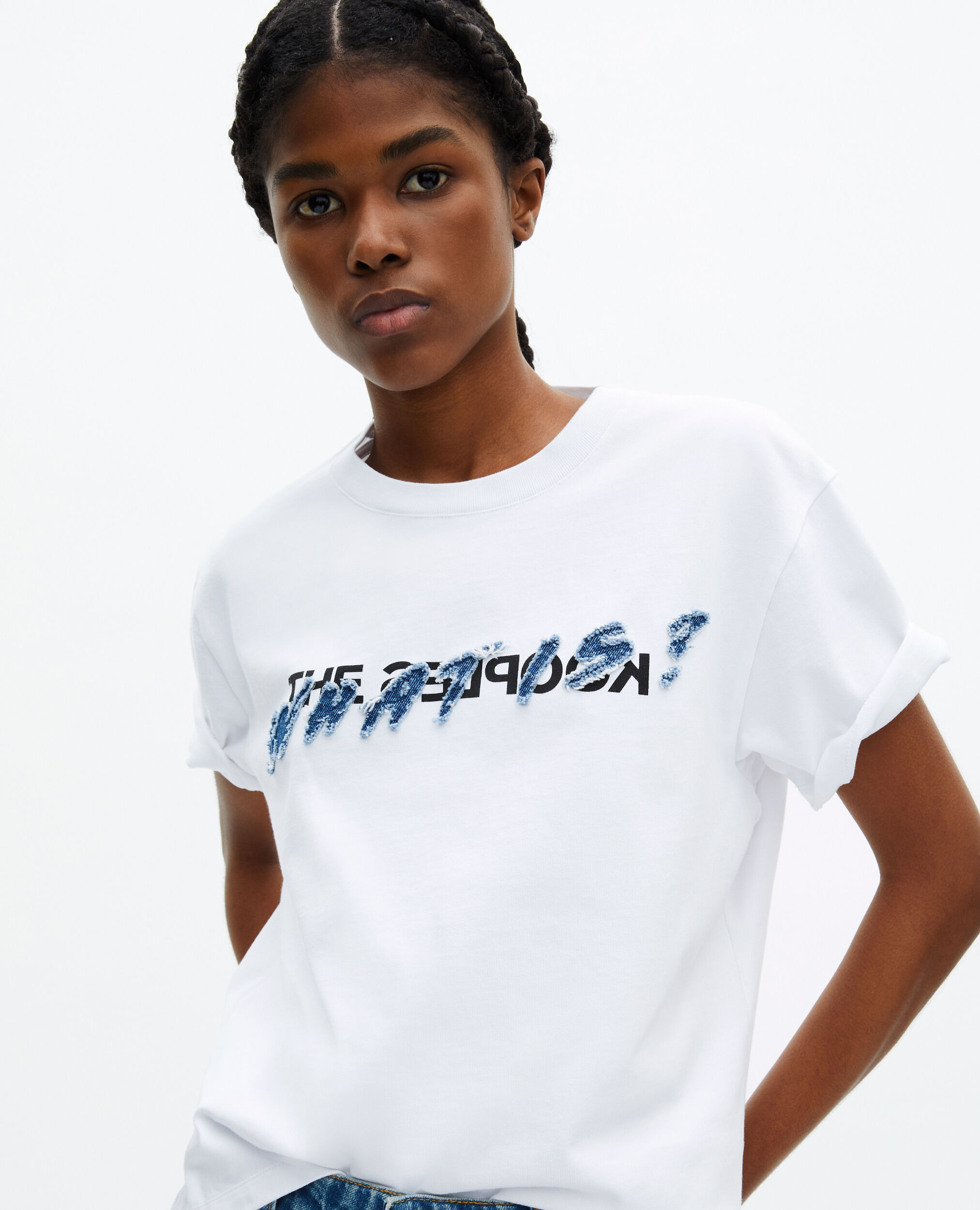 White What is T-shirt, WHITE, hi-res image number null
