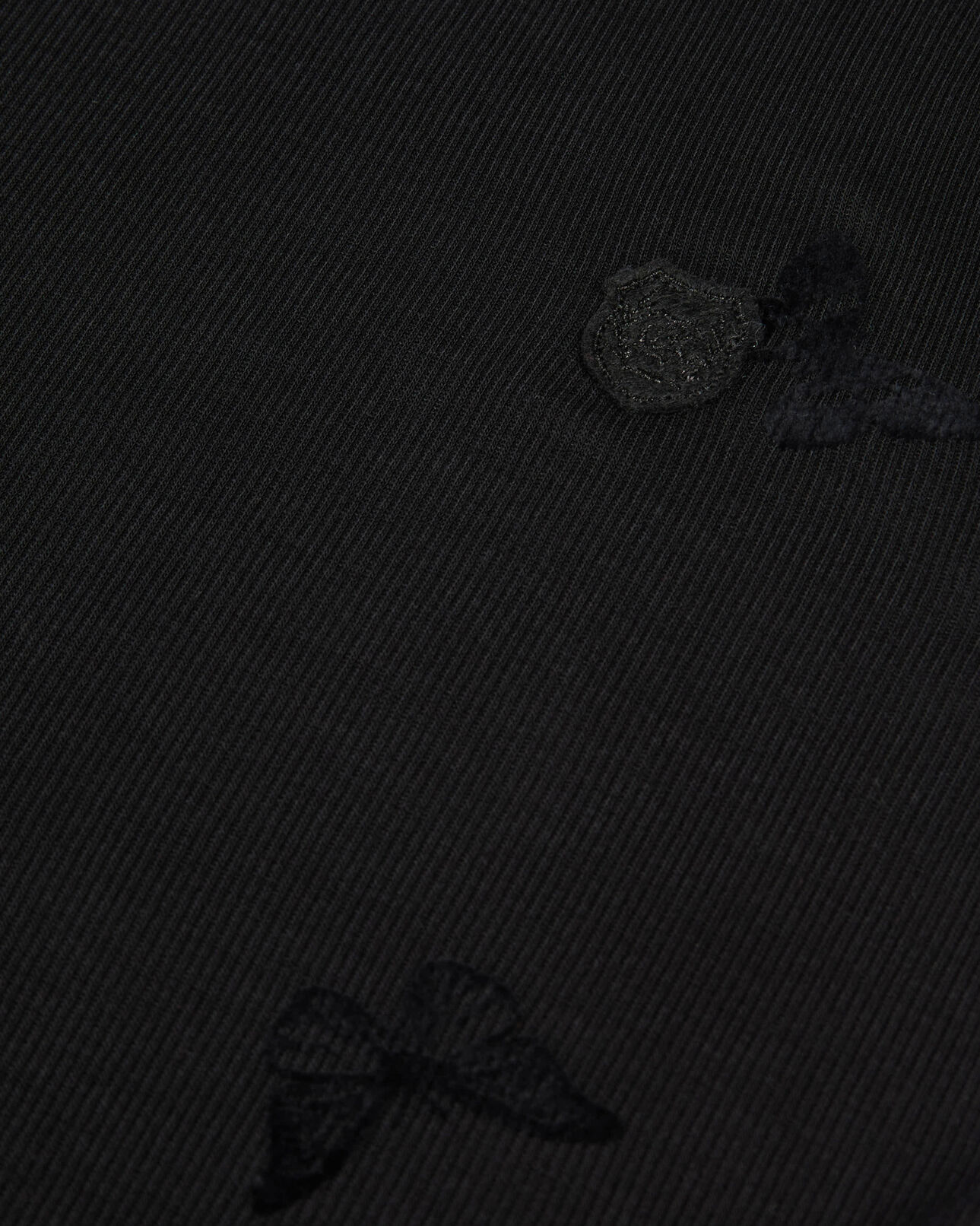 The Kooples F BLACK black long-sleeved t-shirt