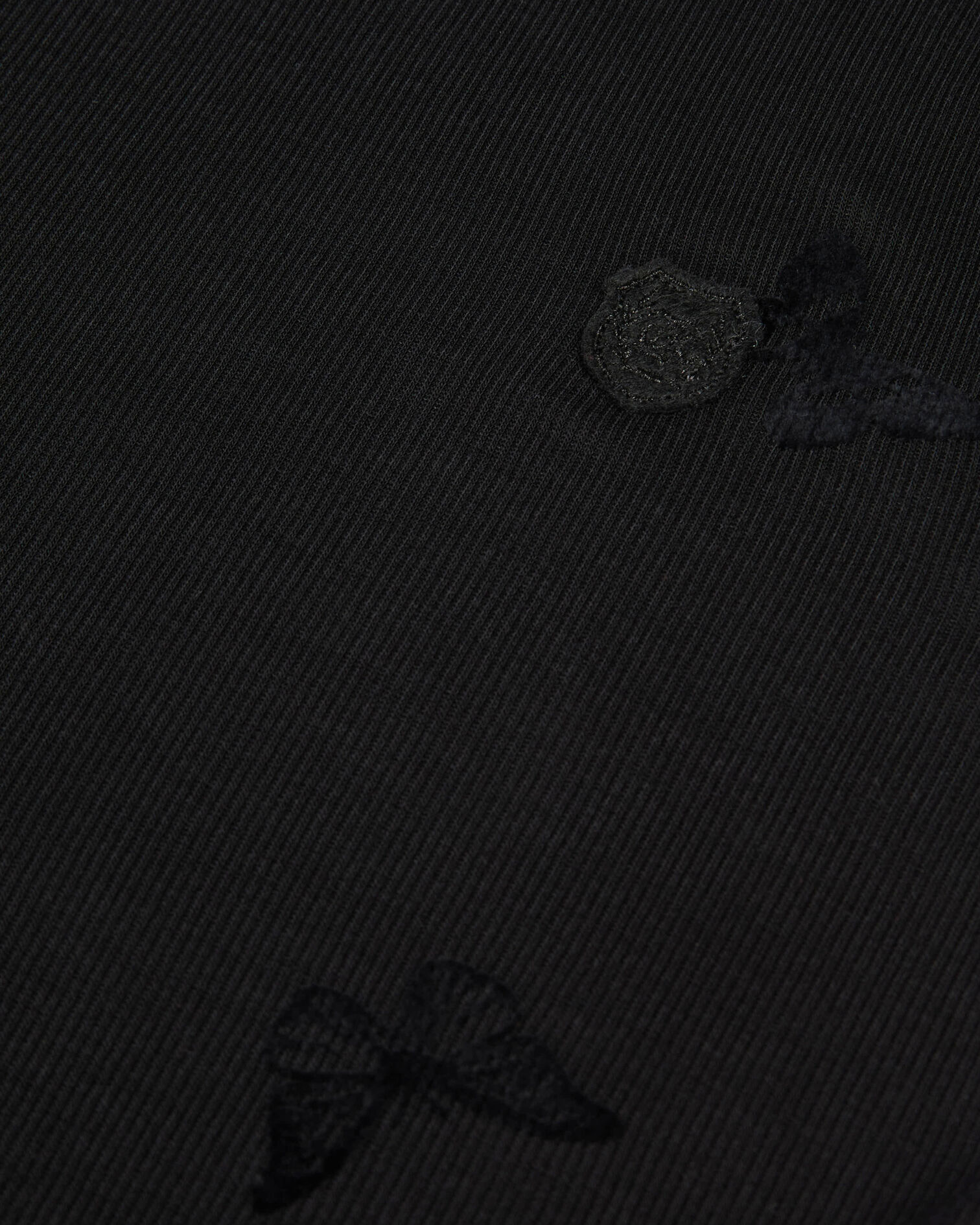 Black long-sleeved t-shirt, BLACK, hi-res image number null