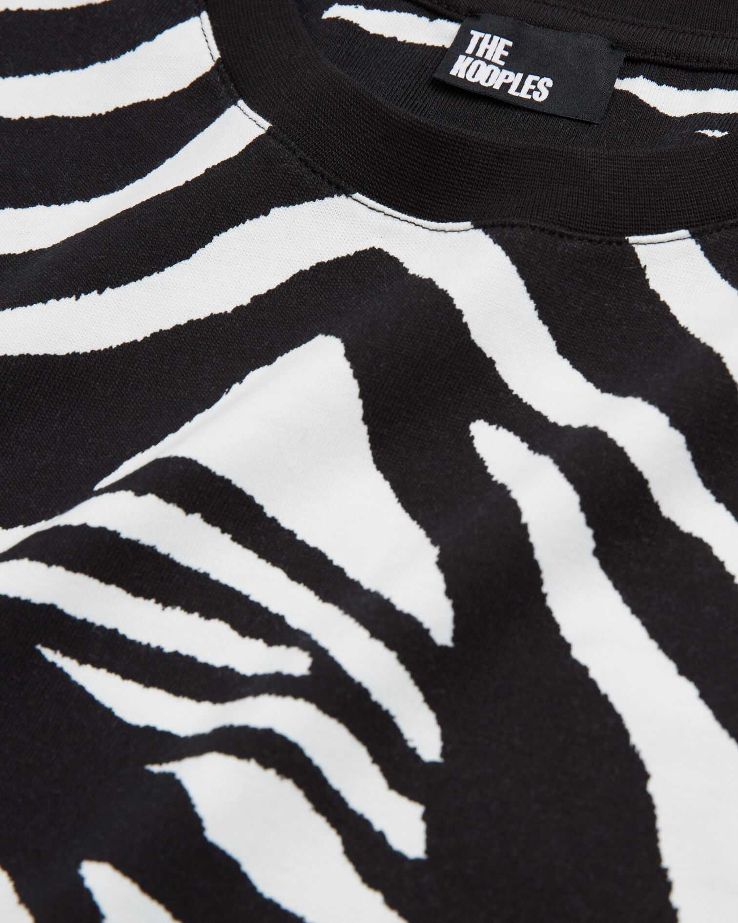 Women's printed t-shirt, BLACK / WHITE, hi-res image number null