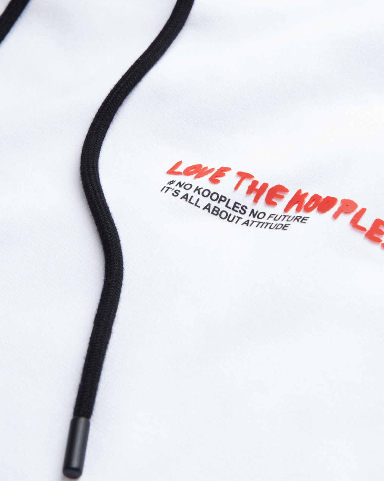 The Kooples WOMEN WHITE i love kooples white sweatshirt