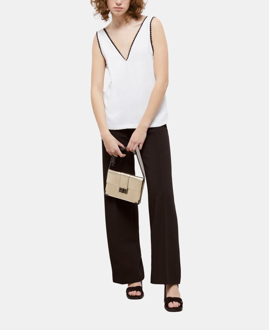 The Kooples DAMEN ECRU ecrufarbenes top