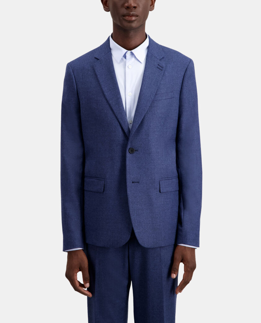The Kooples HOMME BLUE veste bleue en flanelle