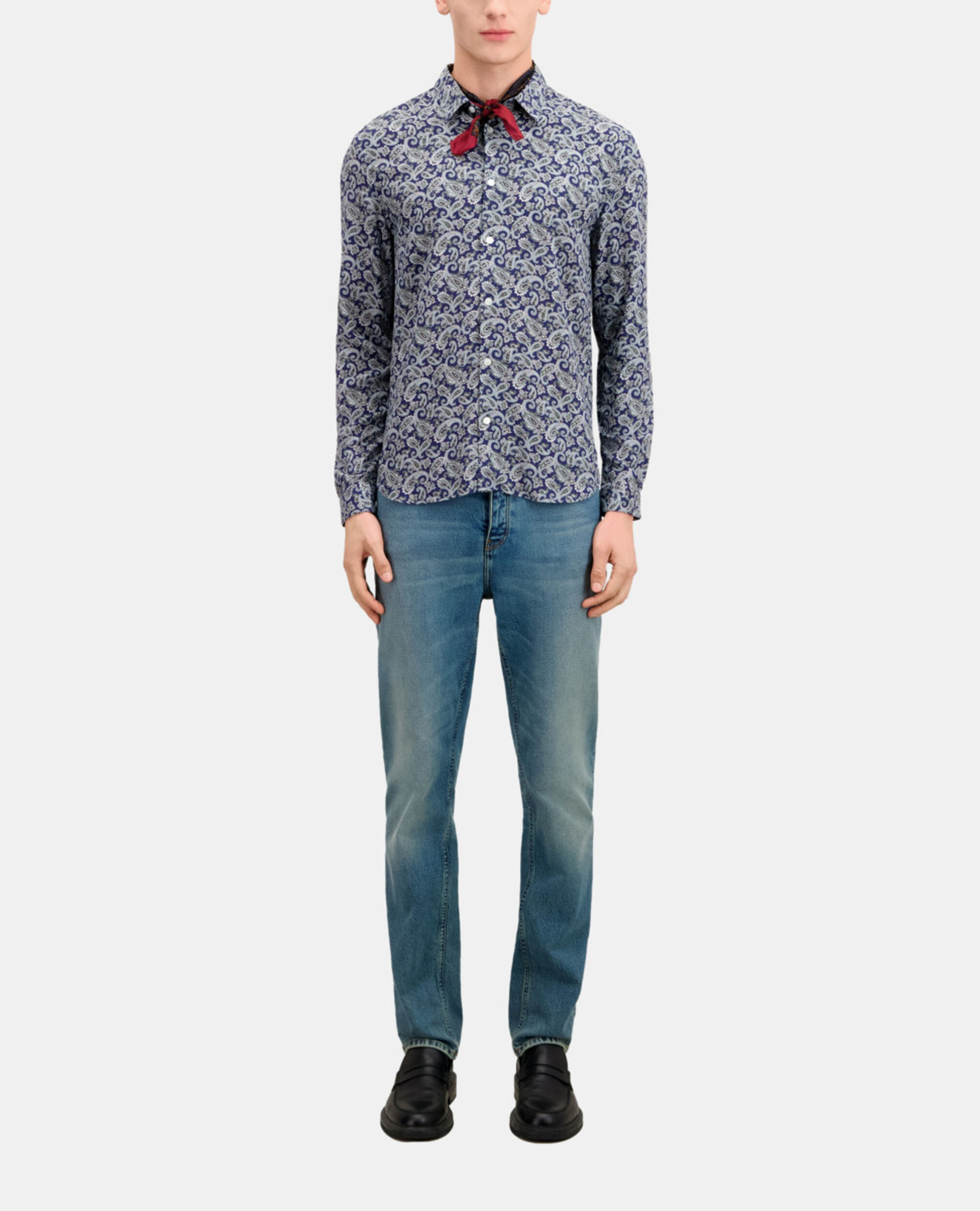Bedrucktes Hemd , NAVY / BLUE, hi-res image number null