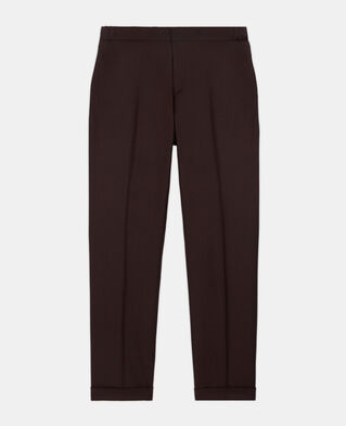 The Kooples H BURGUNDY burgundy wool suit pants