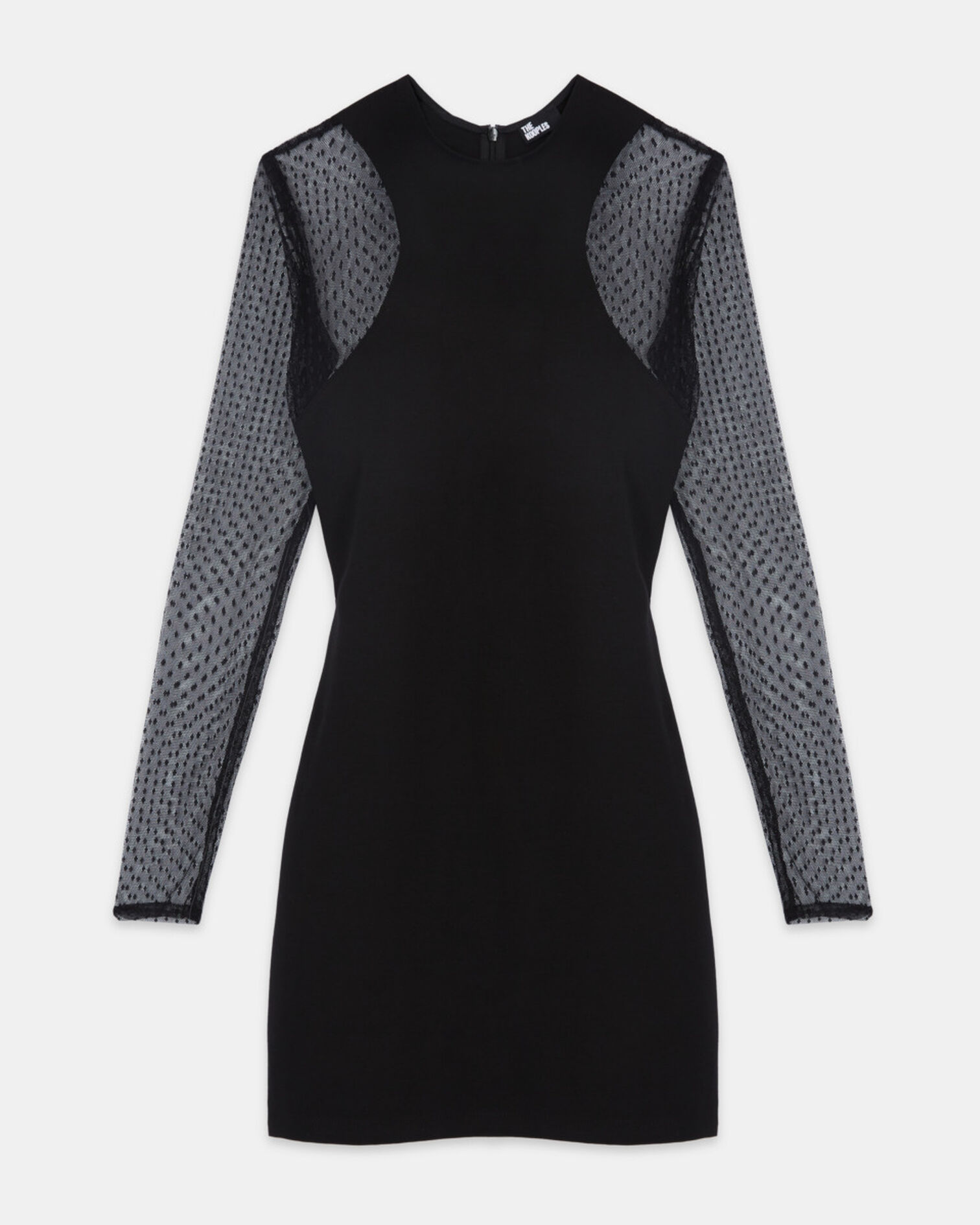 Robe courte noire, BLACK, hi-res image number null