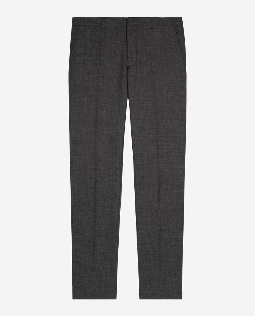 The Kooples HERREN GREY graue gerade anzughose aus wolle