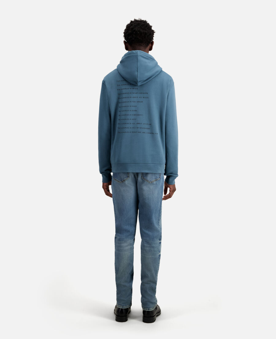 sweatshirt à capuche what is bleu profond