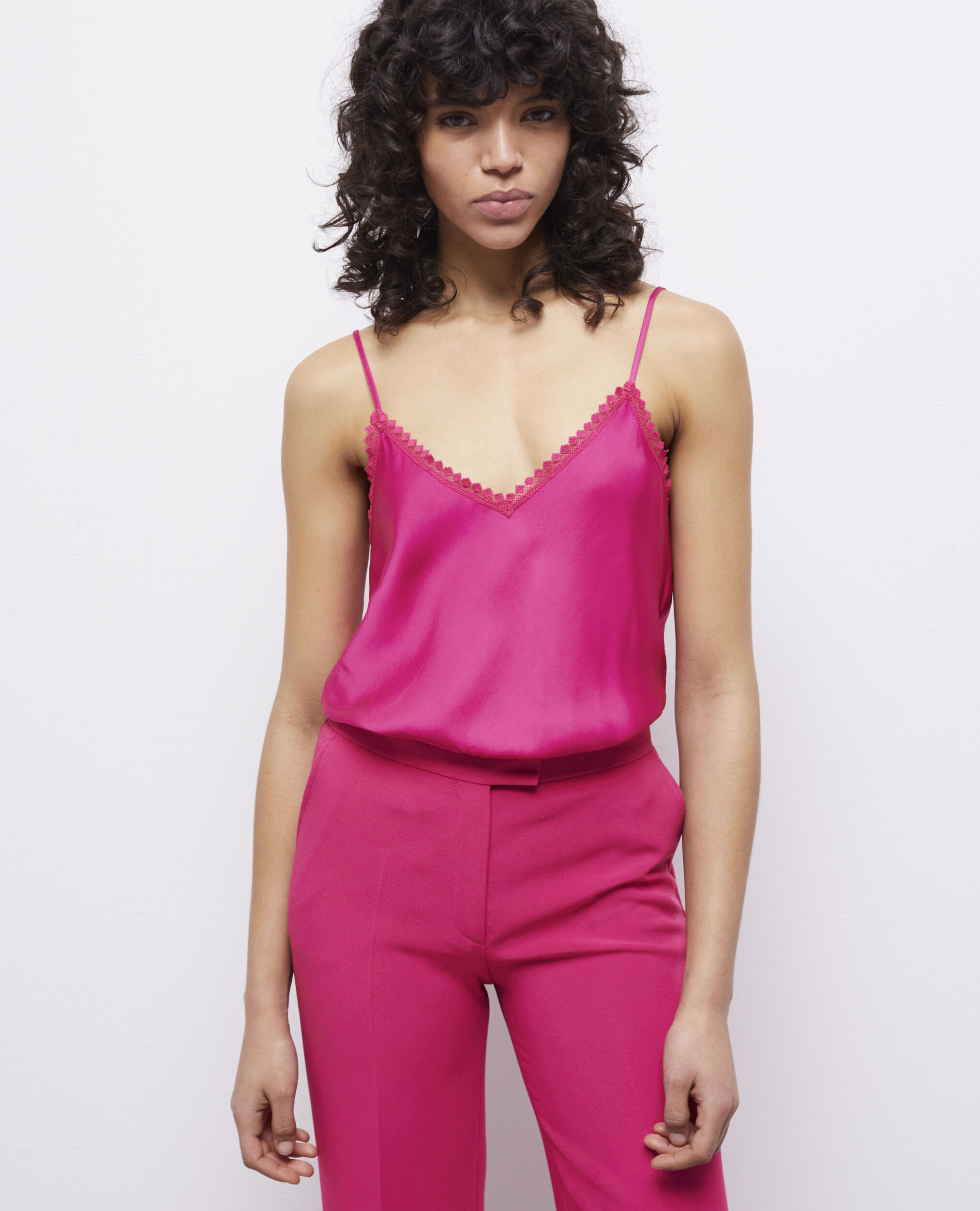 Pink camisole, PINK, hi-res image number null
