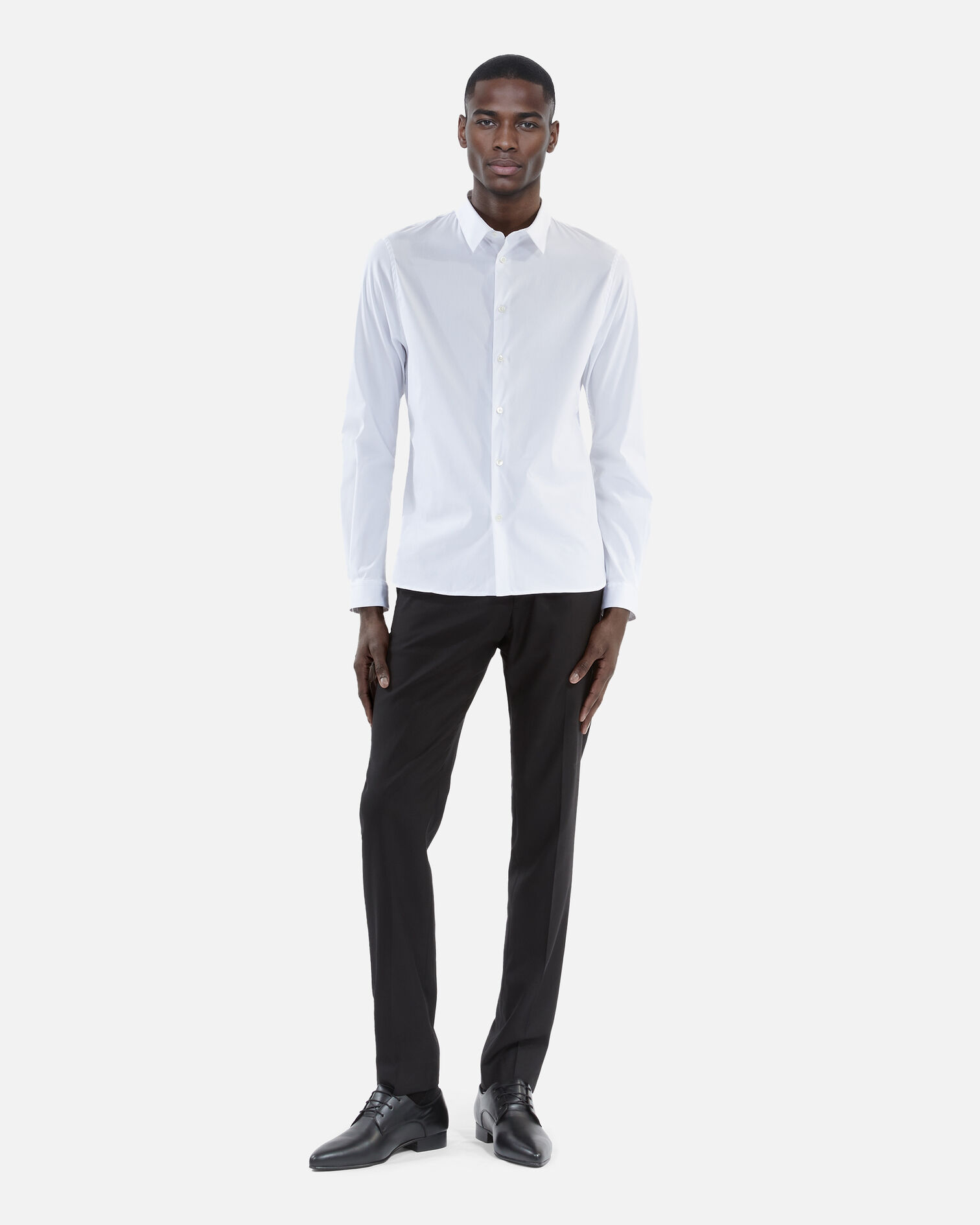 Elegantes, weißes Hemd aus Popeline, WHITE, hi-res image number null