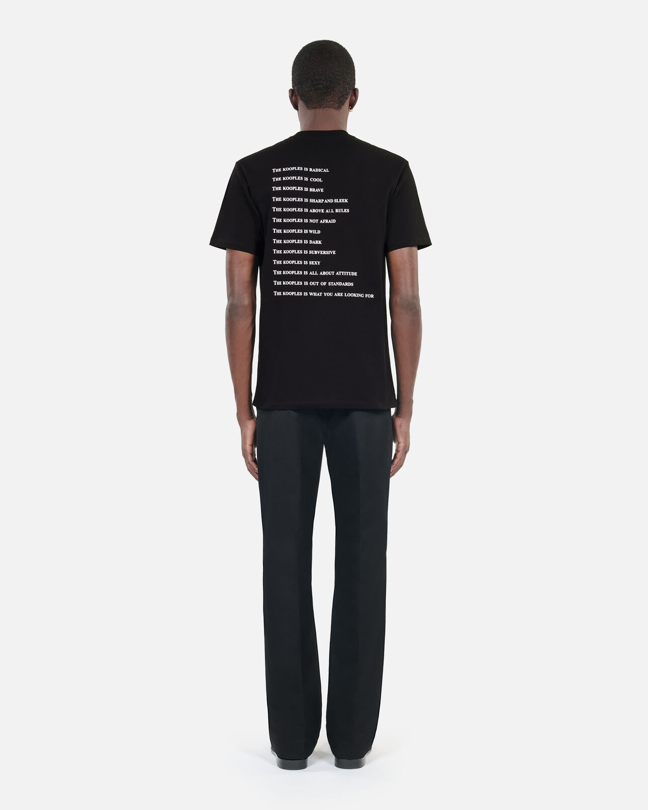 The Kooples MEN BLACK what is noir t-shirt