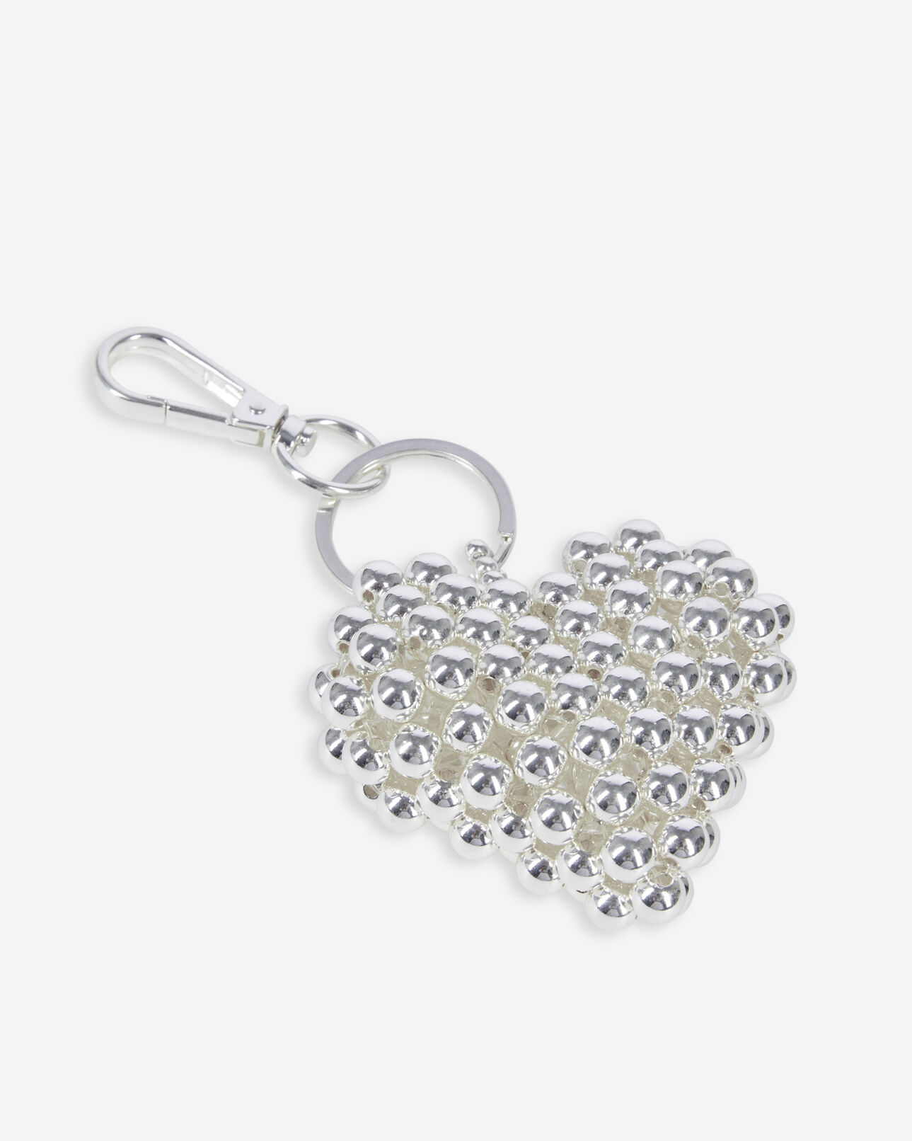 The Kooples WOMEN SILVER silver heart bag charm