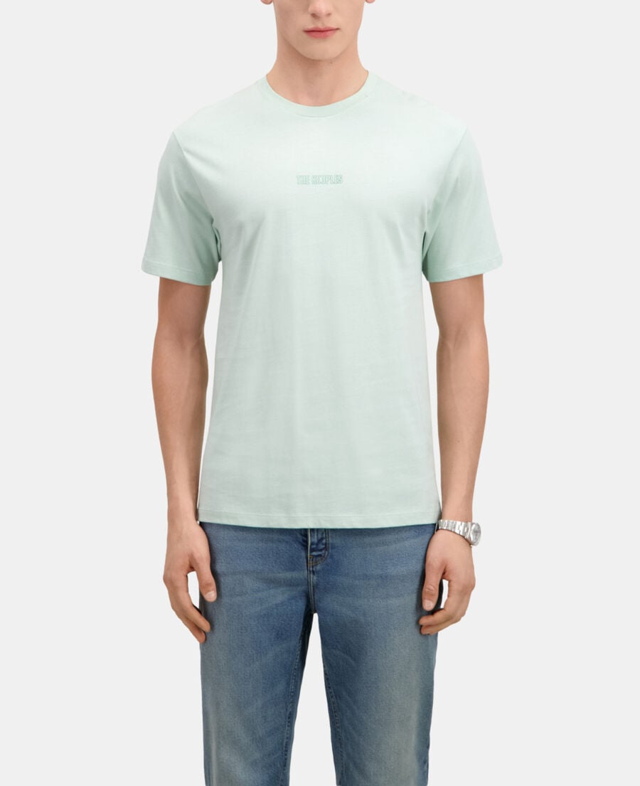 The Kooples H OCEAN men's green t-shirt with logo