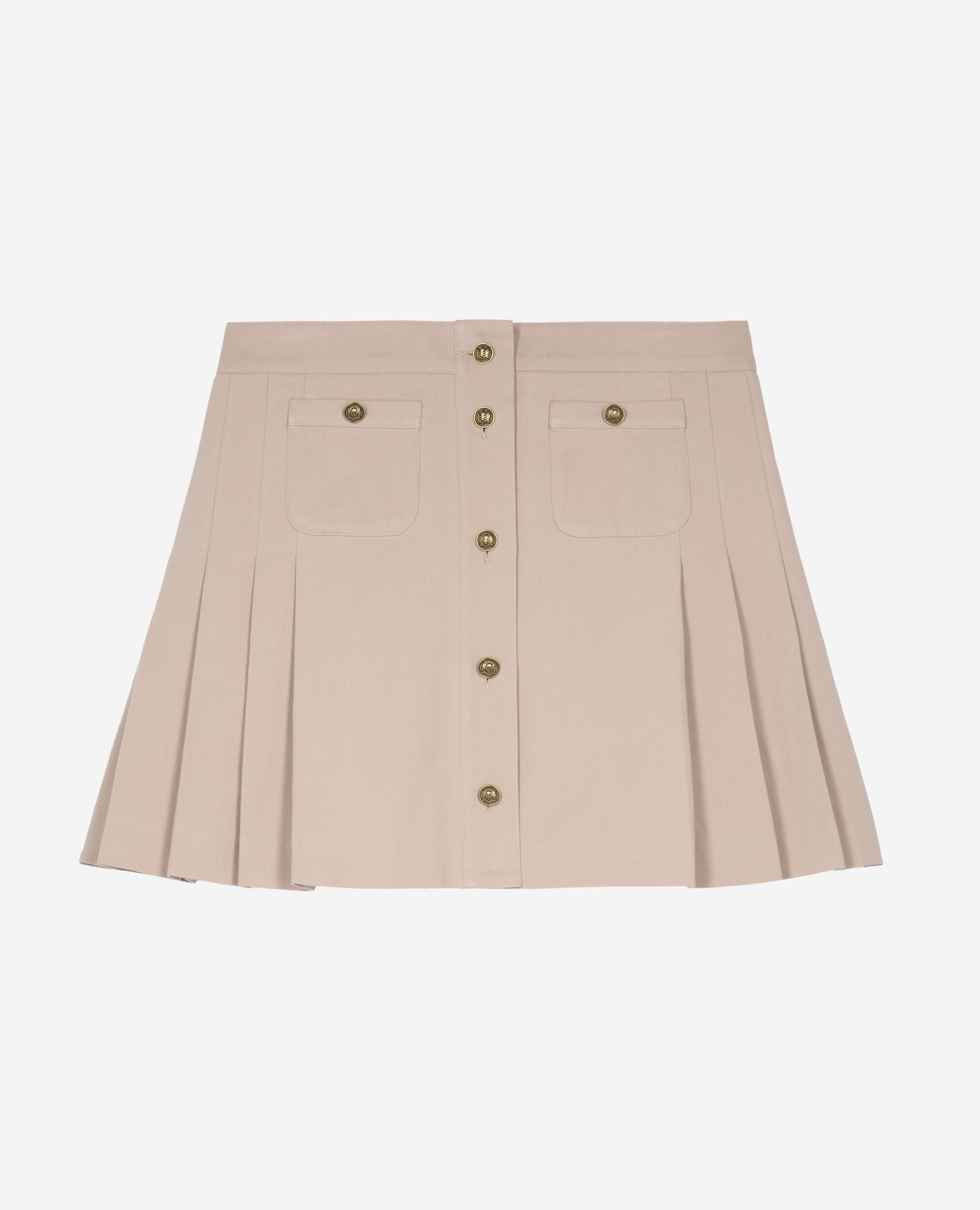Light pink pleated short skirt, LILA, hi-res image number null