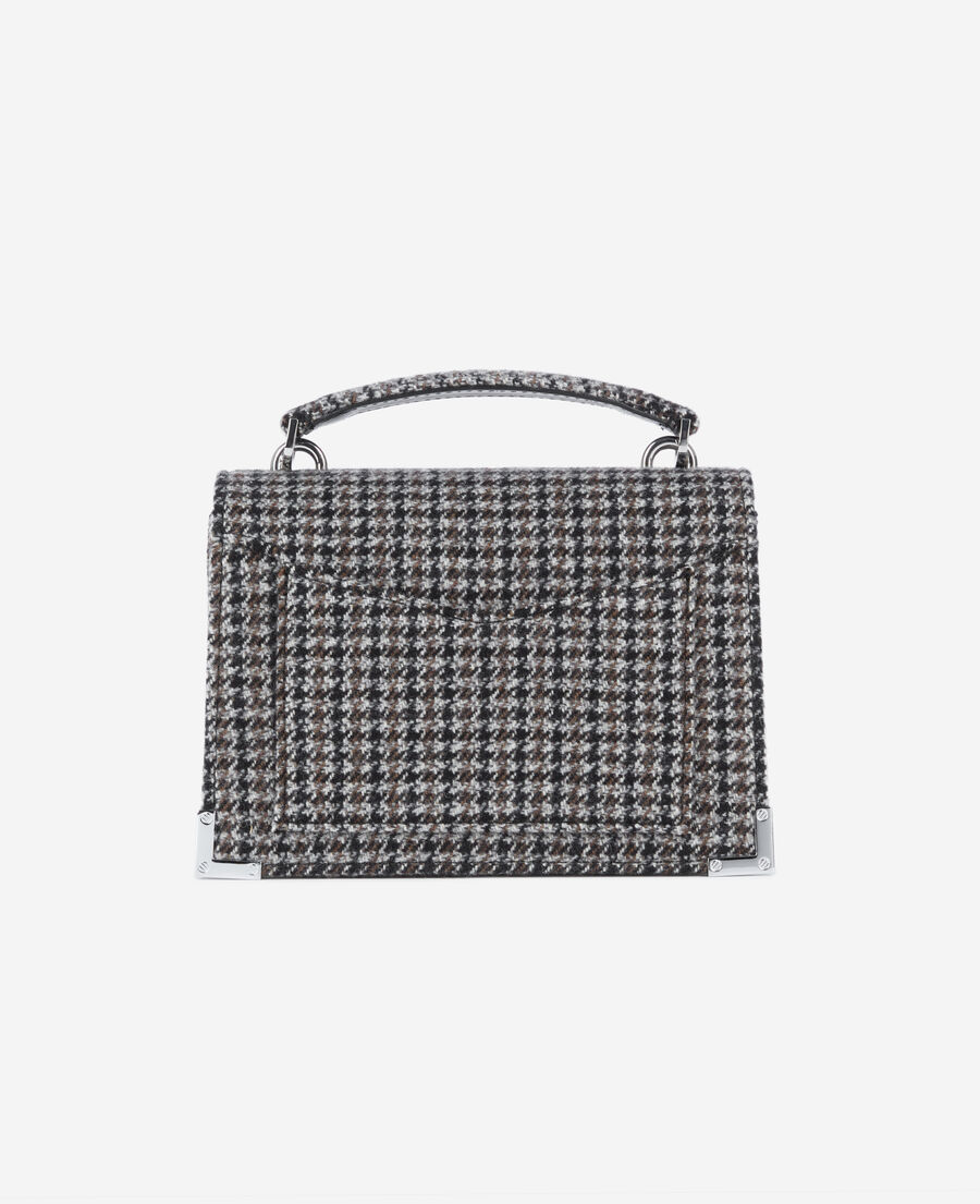 The Kooples FEMME BLACK sac emily small en laine mélangée