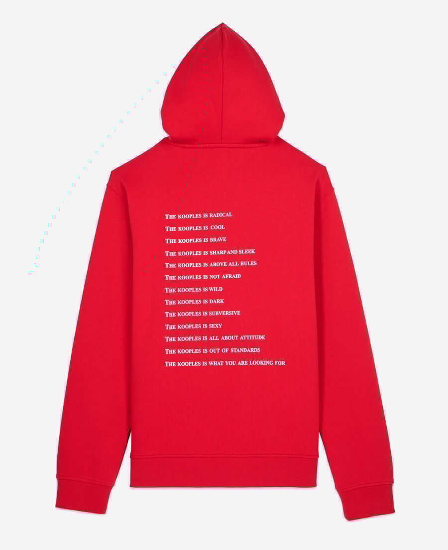 The Kooples H RUBIS what is red hoodie