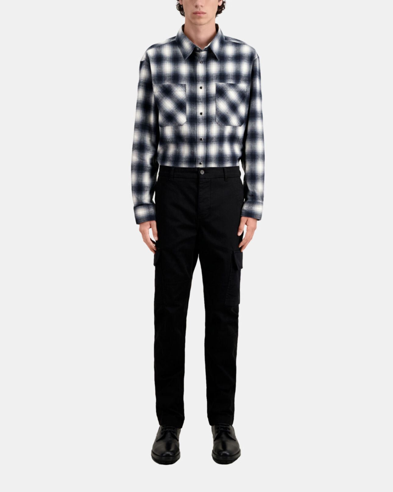 The Kooples MEN BLACK black cargo pants