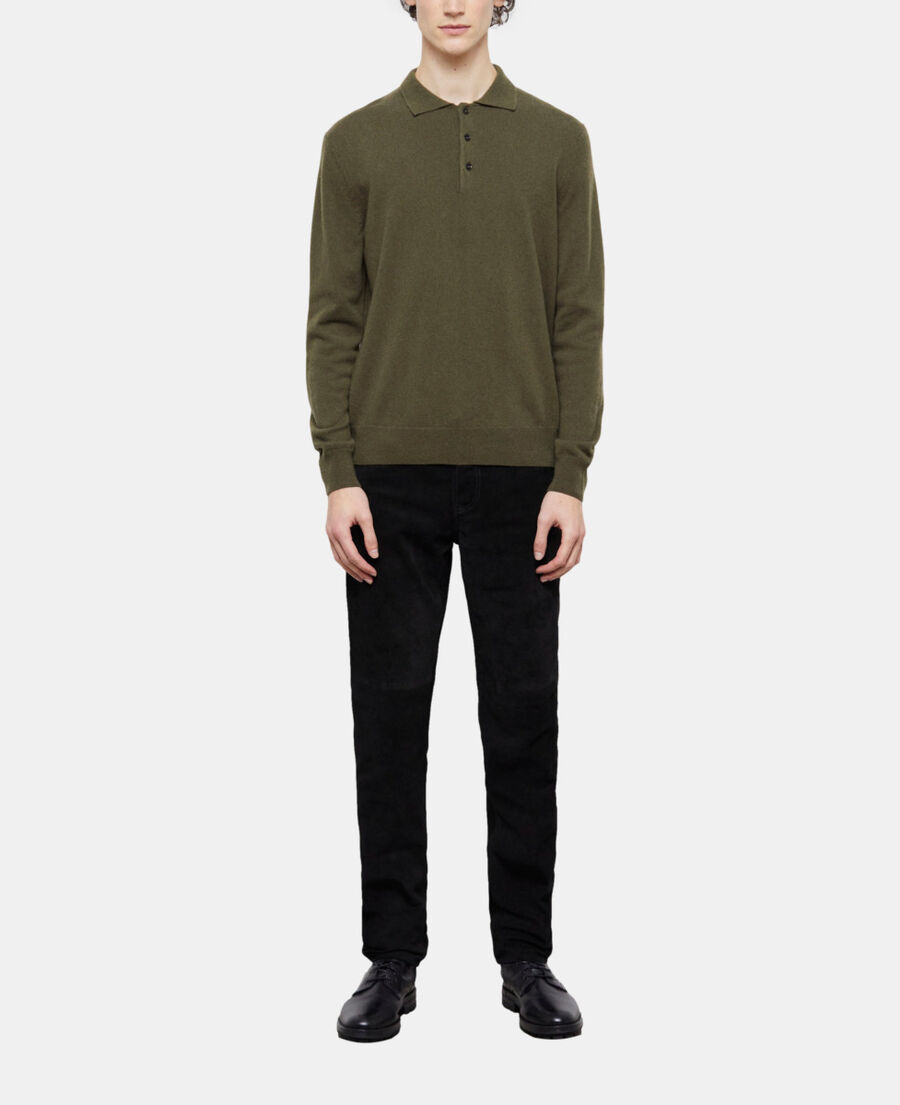 khaki cashmere sweater