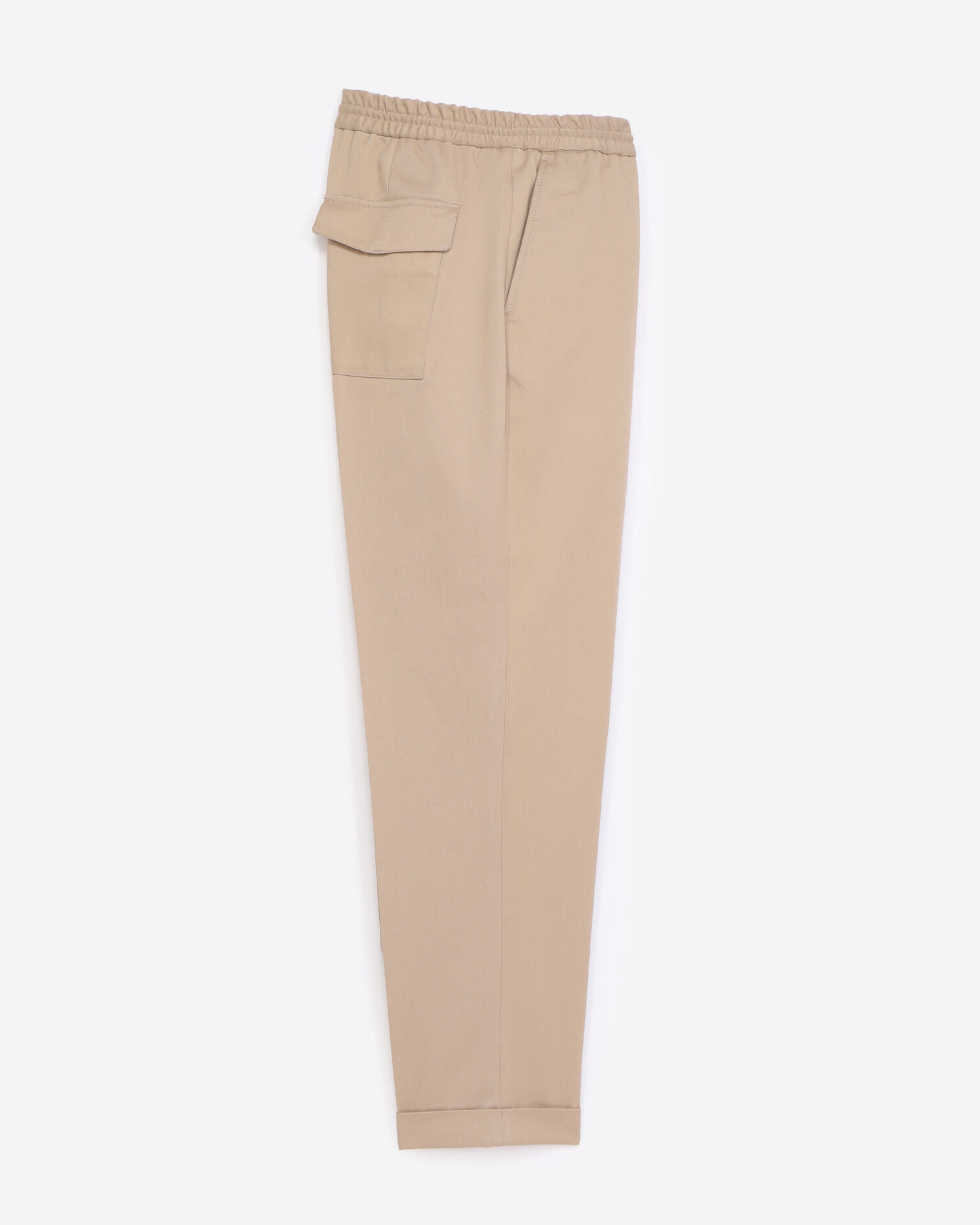 Hose niedrige Taille fließend beige, BEIGE, hi-res image number null