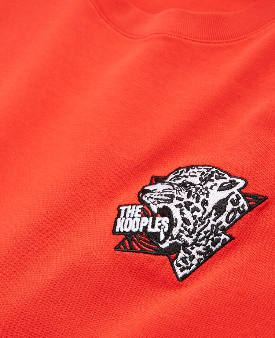 camiseta serigrafiada roja