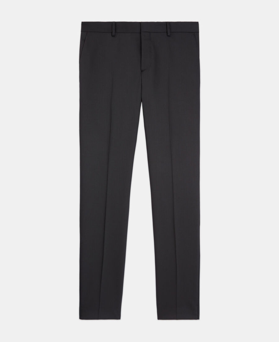 black wool pants