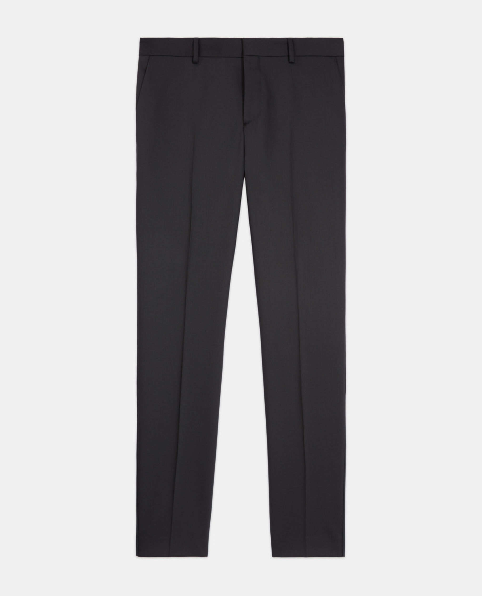 Black wool pants, BLACK, hi-res image number null