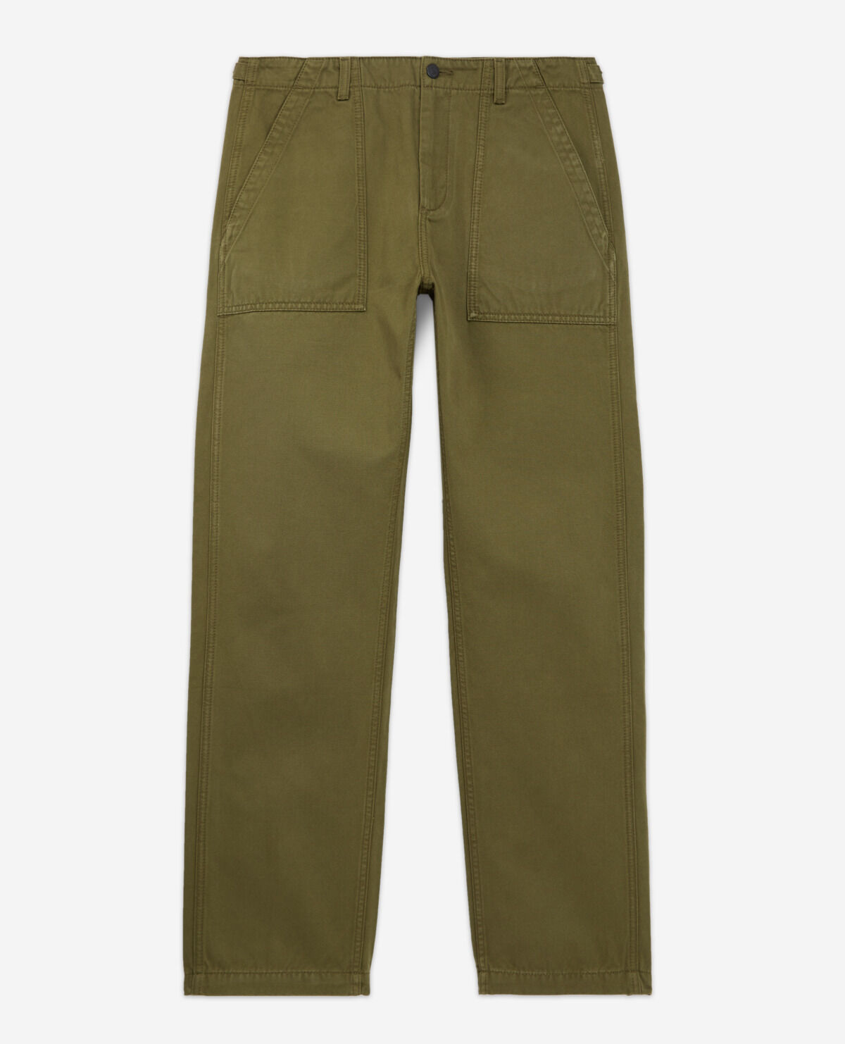 Beige chino pants with side pockets