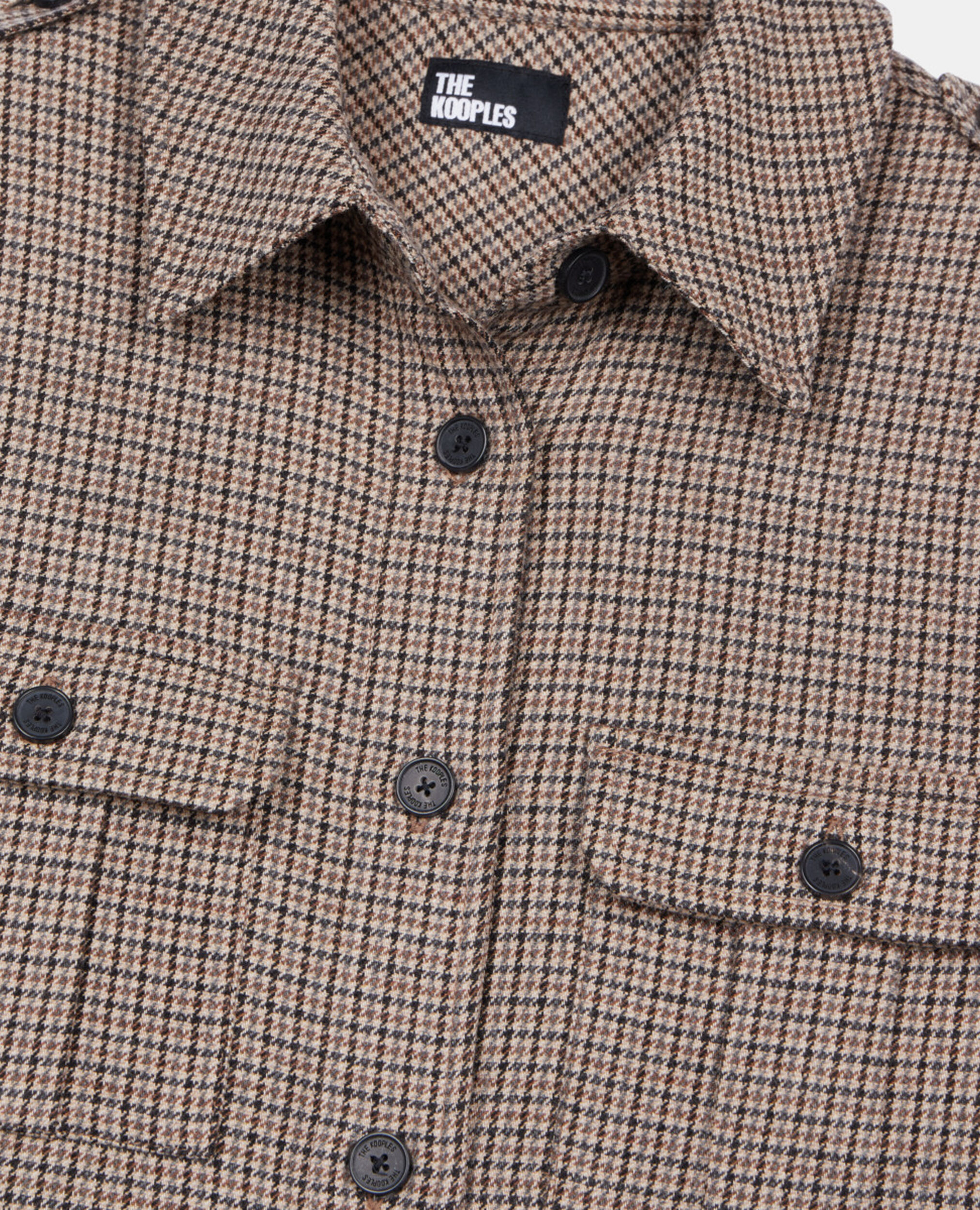Chemise longue à carreaux, BEIGE-BROWN, hi-res image number null