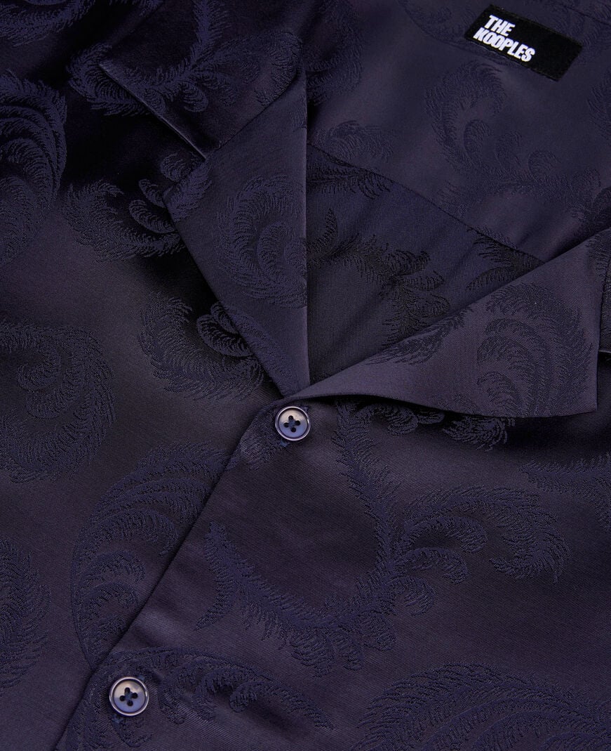 The Kooples MEN NAVY navy short-sleeve shirt