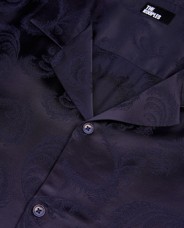 The Kooples HOMME NAVY chemise manches courtes marine