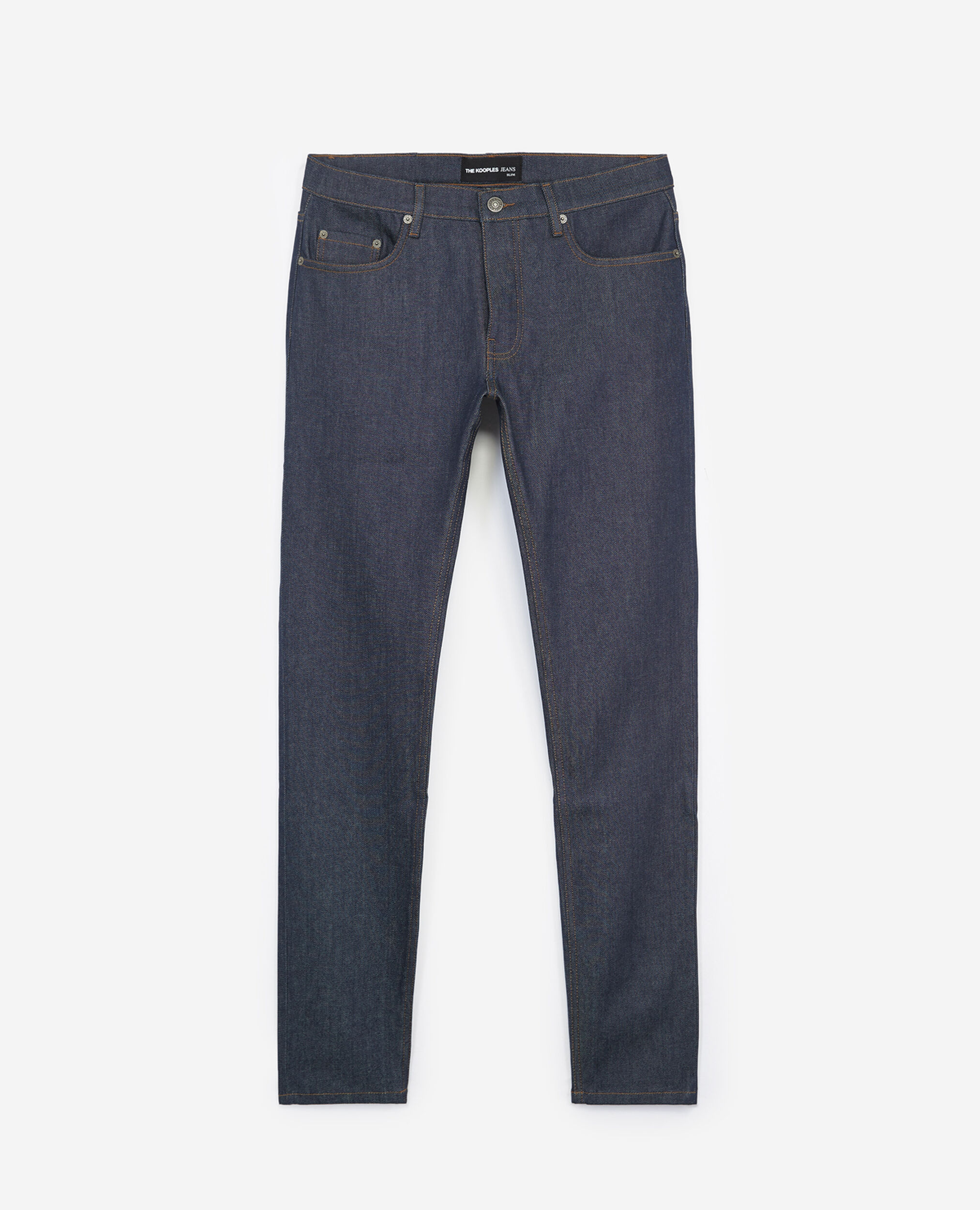 Dunkelblaue Jeans mit Slim-Fit-Passform, BLUE BRUT, hi-res image number null