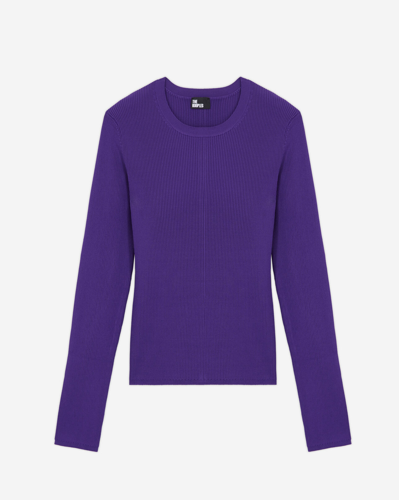 The Kooples MUJER PURPLE jersey ajustado violeta