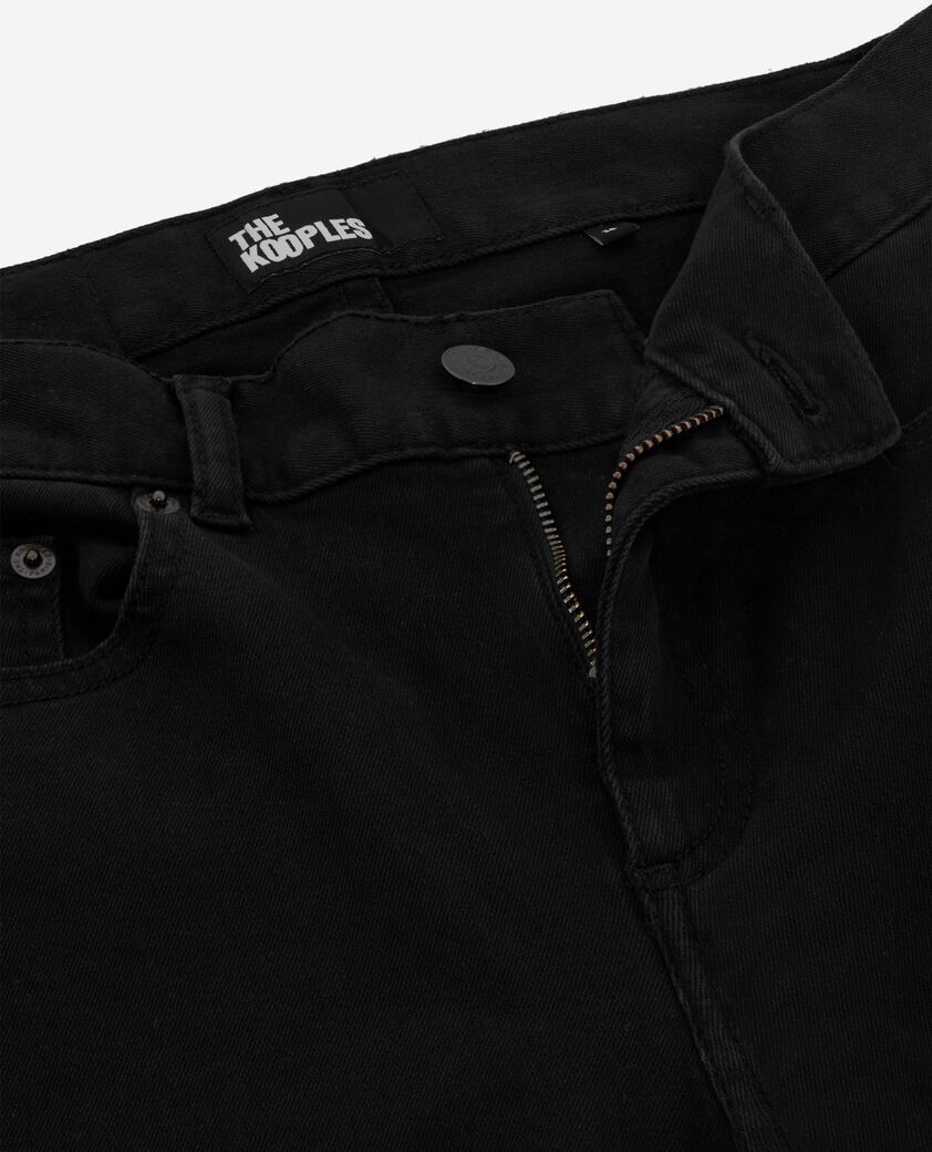 The Kooples FEMME BLACK jean slim long noir