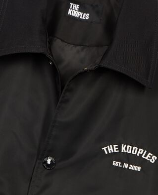 The Kooples HOMME BLACK blouson avec broderie dos noir