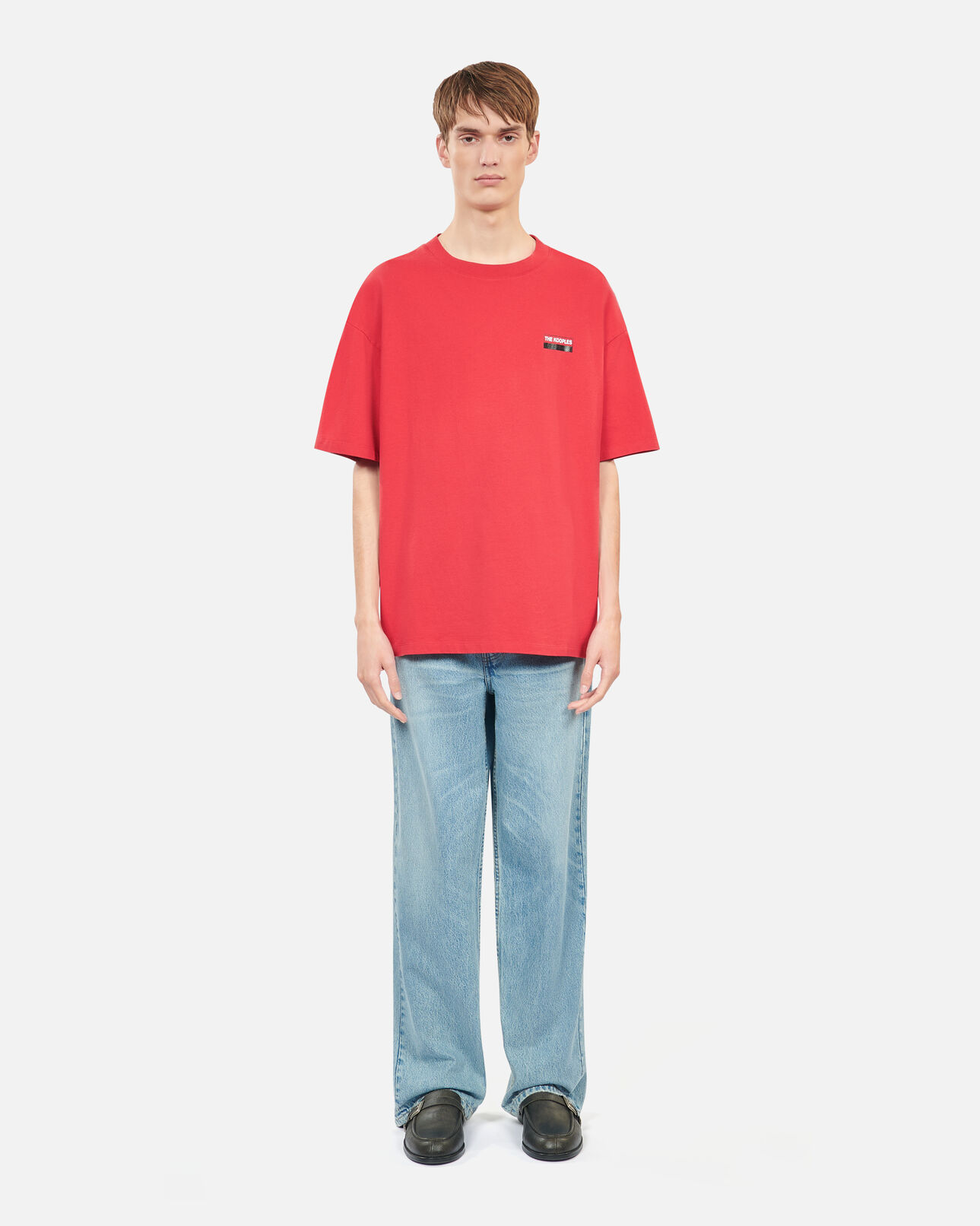 The Kooples HOMME RUBIS t-shirt avec sérigraphie rouge