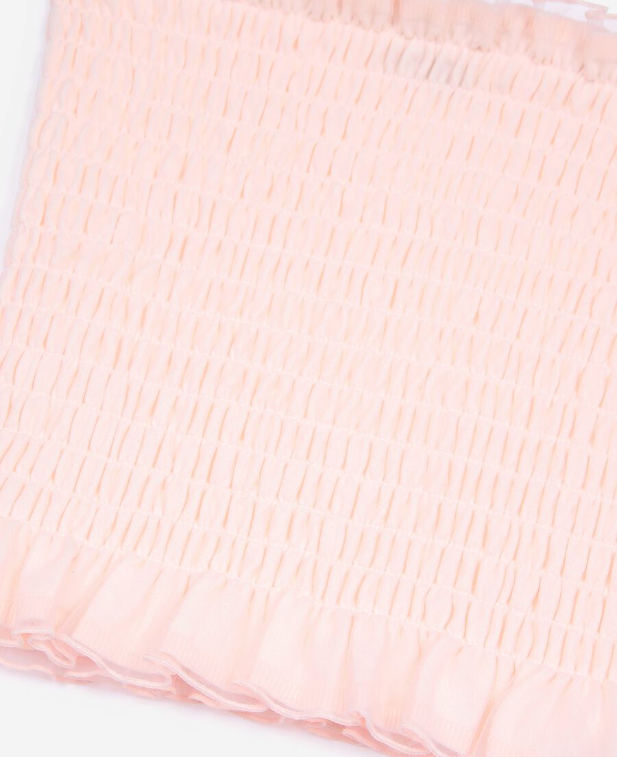 The Kooples MUJER LILA top corpiño ahumado rosa