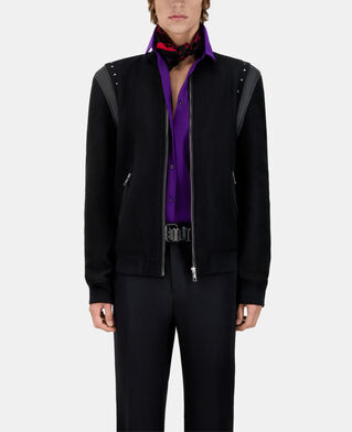 The Kooples H BLACK black jacket with studs