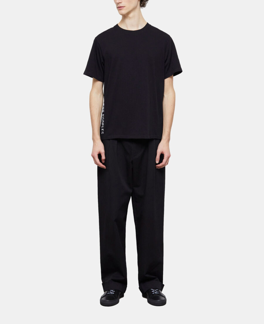 camiseta logotipo the kooples negra para hombre