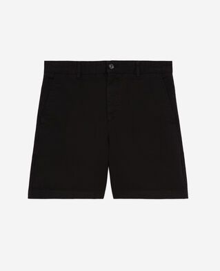 The Kooples H BLACK short black cotton shorts