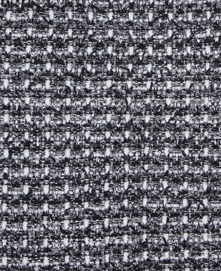 The Kooples DAMEN BLACK / WHITE schwarz-weißer schal mit pailletten aus tweed