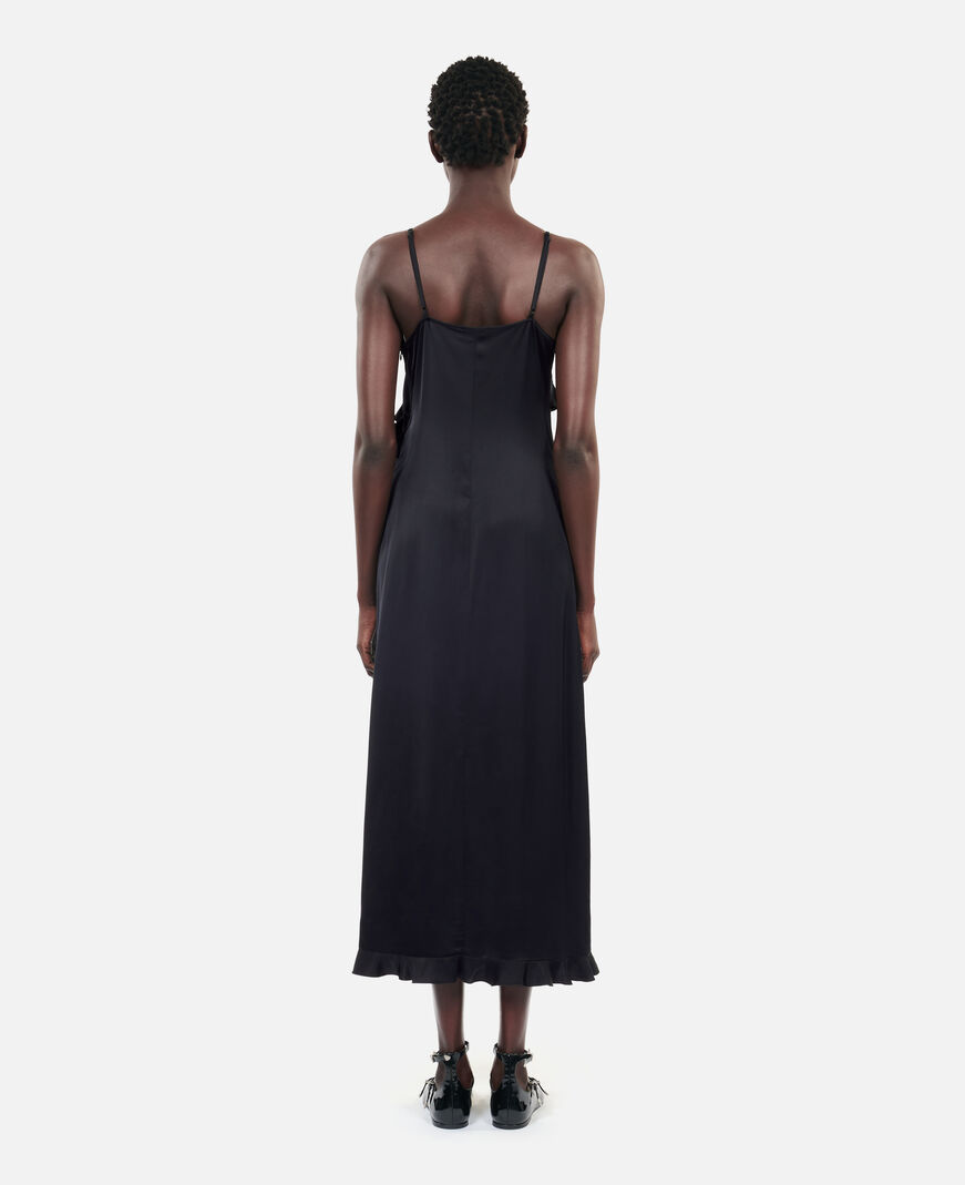 The Kooples WOMEN BLACK black long slipdress