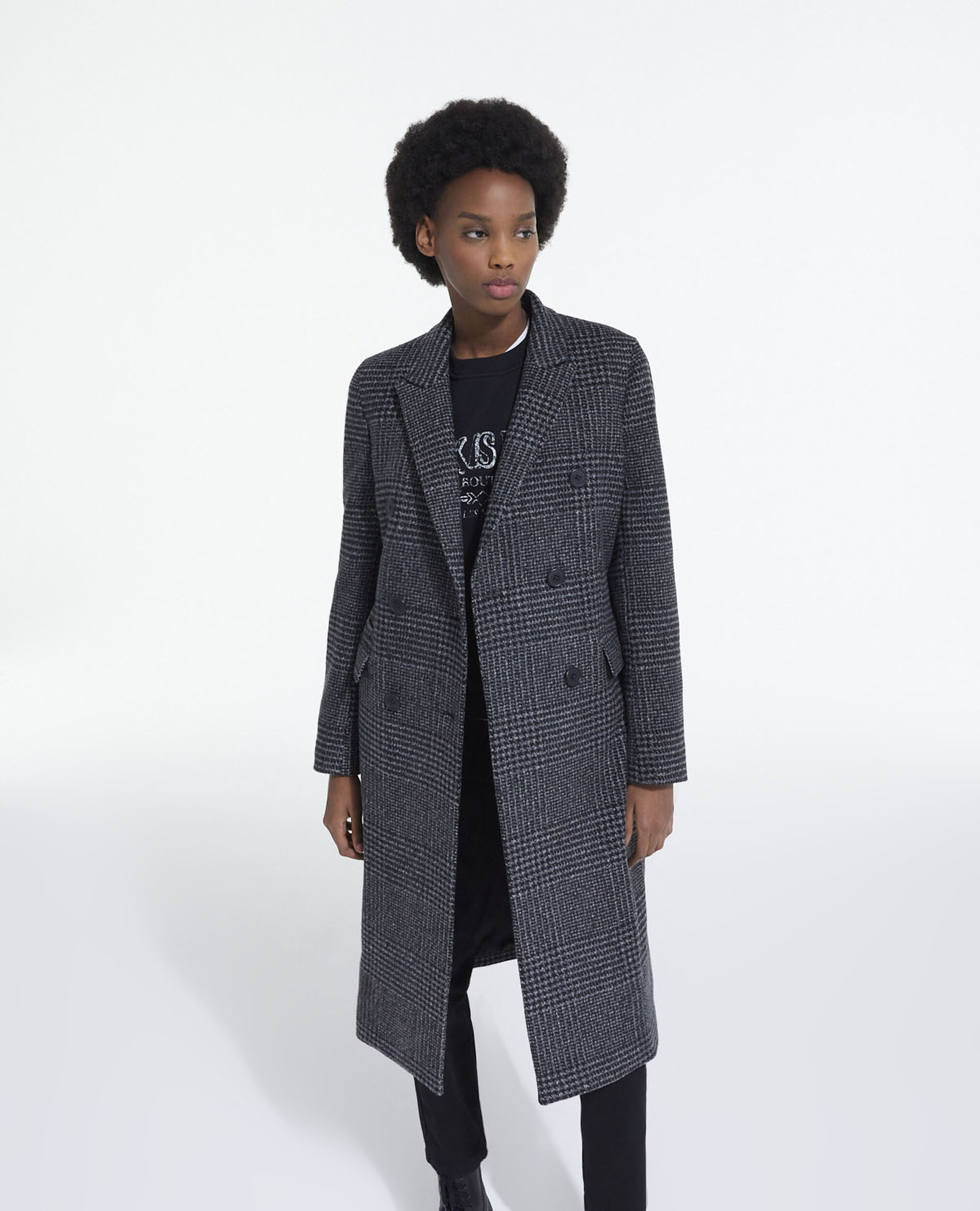 Gray wool coat  The Kooples - US