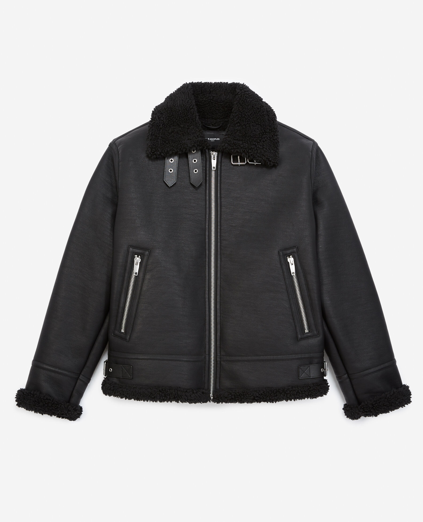 Kooples hot sale shearling jacket
